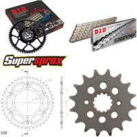 Kettensatz Stealth gold für: KAWASAKI GPZ500 S 94-03 16-41-104 DID520ZVM-X(S&S) Endlos