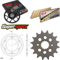 Chain Kit Stealth gold for: KAWASAKI GPZ500 S 94-03 16-41-104 DID520ZVM-X(G&G) rivet