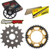 Chain Kit Stealth gold for: KAWASAKI ER-5 Twister 500 2 17-42-106 DID520VX3(G&B) Clip