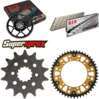 Chain Kit Stealth gold for: KAWASAKI KLX650 R 93-96 14-48-110 DID520ZVM-X(S&S) rivet
