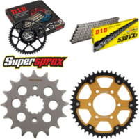 Chain Kit Stealth gold for: KAWASAKI ZXR750 90-90 16-46-112 DID530VX3 rivet