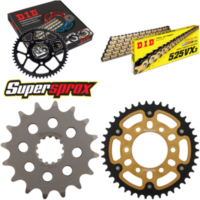 Chain Kit Stealth gold for: KAWASAKI ZX-7 RR 750 96-02 16-42-108 DID525VX3(G&B) rivet