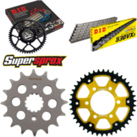 Chain Kit Stealth gold for: KAWASAKI ZXR750 R 91-92 16-42-108 DID530VX3 rivet