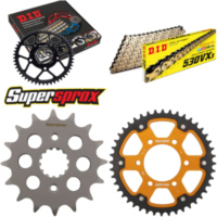 Chain Kit Stealth gold for: KAWASAKI ZX-9R 900 94-97 16-44-112 DID530VX3(G&B) rivet