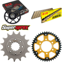 Chain Kit Stealth gold for: KAWASAKI Z750 /S 04-06/Z750 15-43-112 DID520VX3(G&B) rivet