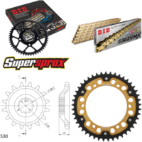 Kettensatz Stealth gold für: KAWASAKI ZX-10 Tomcat 1000 8 17-45-110 DID530ZVM-X(G&G) Endlos