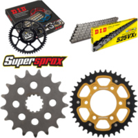Chain Kit Stealth gold for: KAWASAKI ZX-10R 1000 04-05 17-39-110 DID525VX3 rivet