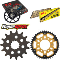 Chain Kit Stealth gold for: KAWASAKI KLZ1000 Versys 12-13 15-43-116 DID525VX3(G&B) endless