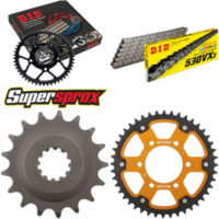 Chain Kit Stealth gold for: KAWASAKI ZZR1200 02-05 17-44-112 DID530VX3 endless