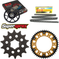 Chain Kit Stealth gold for: HUSQVARNA CR250 92-94/WR250 14-48-114 DID520NZ Clip