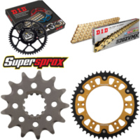 Kettensatz Stealth gold für: HUSQVARNA TE400 98-00/TE410 13-48-116 DID520ZVM-X(G&G) Endlos