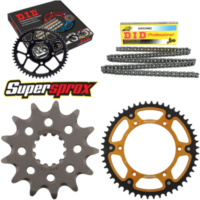 Chain Kit Stealth gold for: HUSQVARNA TC250 04-05/TE250 13-50-116 DID520NZ Clip