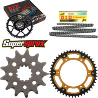 Kettensatz Stealth gold für: HUSQVARNA TE510 07-10 13-47-116 DID520NZ Clip
