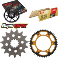 Chain Kit Stealth gold for: HUSQVARNA TE350 90-91/TE450 15-50-116 DID520ERT2(G&G) Clip