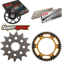 Chain Kit Stealth gold for: HUSQVARNA TC510 08-12 14-47-116 DID520ZVM-X(S&S) rivet