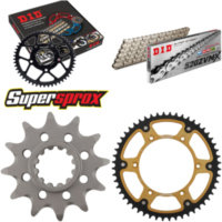 Chain Kit Stealth gold for: HUSQVARNA TC610 92-97 12-52-120 DID520ZVM-X(S&S) rivet