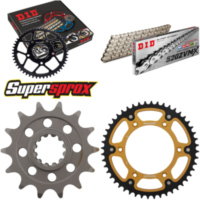 Kettensatz Stealth gold für: HUSABERG FE400 /S /E 00-03/F 14-48-120 DID520ZVM-X(S&S) Niet