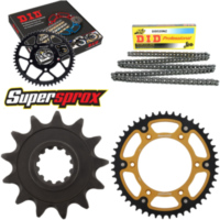 Kettensatz Stealth gold für: HUSABERG FC450 04-06 13-48-116 DID520NZ Clip