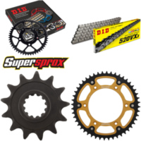 Chain Kit Stealth gold for: HUSABERG FC450 04-06 13-48-116 DID520VX3 endless