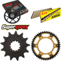 Chain Kit Stealth gold for: HUSABERG FC450 04-06 13-48-116 DID520VX3(G&B) endless