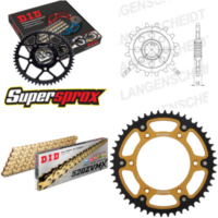 Chain Kit Stealth gold for: HUSABERG FE450 E 04-08/FE550 15-48-116 DID520ZVM-X(G&G) endless