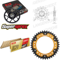 Chain Kit Stealth gold for: HUSABERG FS650 C /E 01-08 15-40-110 DID520ERT2(G&G) Clip