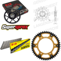 Kettensatz Stealth gold für: HUSABERG FE600 /S /E 00-03 15-48-114 DID520VX3 Endlos