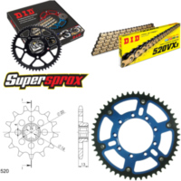 Kettensatz Stealth blau TM Enduro 125 98-00 13-51-114 DID520VX3(G&B) Clip