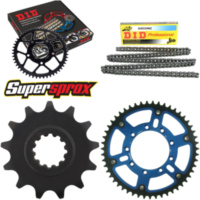 Chain Kit Stealth blue TM Cross 125 03-12 13-51-114 DID520NZ Clip