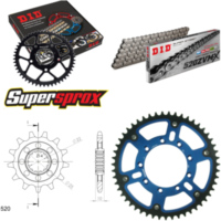 Chain Kit Stealth blue TM Cross 250 /F 05-13/Cross 13-51-116 DID520ZVM-X endless