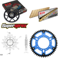Chain Kit Stealth blue TM Cross 400 02-10/SMF400 F 13-50-116 DID520ZVM-X(G&G) endless