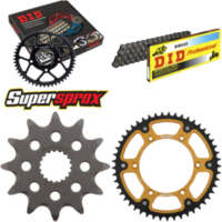 Kettensatz Stealth gold für: SUZUKI RM125 94-96 12-49-112 DID520 Clip