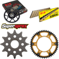 Chain Kit Stealth gold for: SUZUKI RM125 94-96 12-49-112 DID520VX3(G&B) Clip
