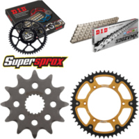 Kettensatz Stealth gold für: SUZUKI RM125 97-99/RM125 04-05 12-50-114 DID520ZVM-X(S&S) Endlos