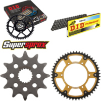 Chain Kit Stealth gold for: SUZUKI RM125 88-91/RM125 06-13 12-51-114 DID520 Clip