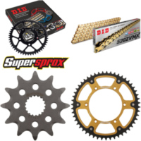 Kettensatz Stealth gold für: SUZUKI RM125 88-91/RM125 06-13 12-51-114 DID520ZVM-X(G&G) Niet