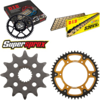 Chain Kit Stealth gold for: SUZUKI RM-Z 250 07-09 12-48-114 DID520VX3(G&B) endless