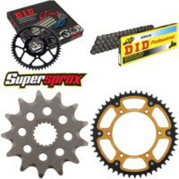 Chain Kit Stealth gold for: SUZUKI RM125 92-93/RM125 00- 13-49-114 DID520 Clip