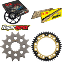 Chain Kit Stealth gold for: SUZUKI RGV250 89-93 14-43-114 DID520VX3(G&B) Clip