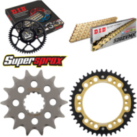 Kettensatz Stealth gold für: SUZUKI RGV250 89-93 14-43-114 DID520ZVM-X(G&G) Niet