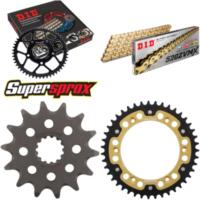 Chain Kit Stealth gold for: SUZUKI DR350 S 90-93 14-43-108 DID520ZVM-X(G&G) endless