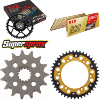 Chain Kit Stealth gold for: SUZUKI DR350 SE 96-96/DR350 15-43-108 DID520ERT2(G&G) Clip