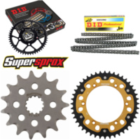 Kettensatz Stealth gold für: SUZUKI DR350 [US] 94-99/DR35 15-44-112 DID520NZ Clip