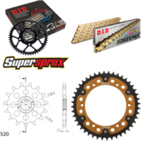 Chain Kit Stealth gold for: SUZUKI DR400 S 80-81 16-44-106 DID520ZVM-X(G&G) endless