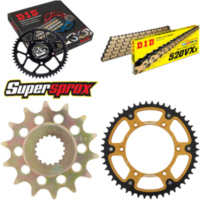 Chain Kit Stealth gold for: SUZUKI RM-Z 450 05-07 14-49-116 DID520VX3(G&B) Clip