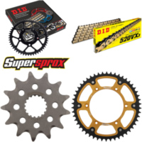 Chain Kit Stealth gold for: SUZUKI RM-Z 450 08-12 13-50-114 DID520VX3(G&B) Clip