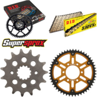 Kettensatz Stealth gold für: SUZUKI GS550 M Katana 81-83 15-50-112 DID530VX3(G&B) Endlos