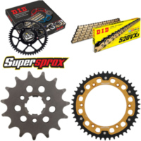 Chain Kit Stealth gold for: SUZUKI DR800 S 91-93 15-47-116 DID520VX3(G&B) rivet
