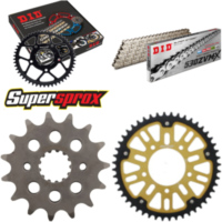 Chain Kit Stealth gold for: SUZUKI VZ800 Marauder 97-04 15-48-116 DID530ZVM-X(S&S) rivet