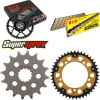 Chain Kit Stealth gold for: SUZUKI GSX-R 600 06-07 16-43-114 DID525VX3(G&B) rivet